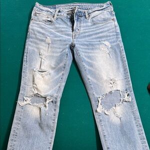 American Eagle Outfitters Light Blue Boot Cut Jeans